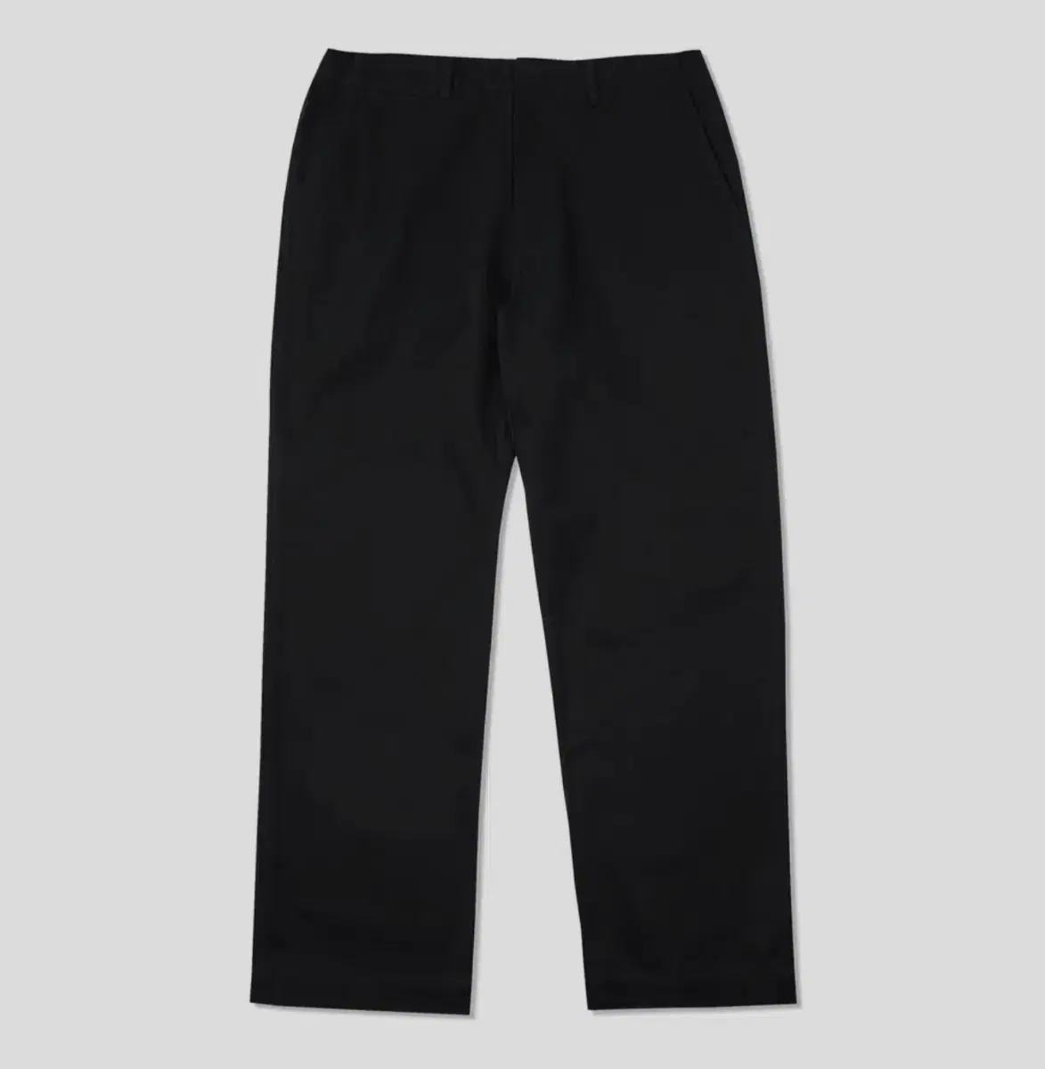 아웃스탠딩 치노 팬츠 COTTON CHINO TROUSER_BLACK